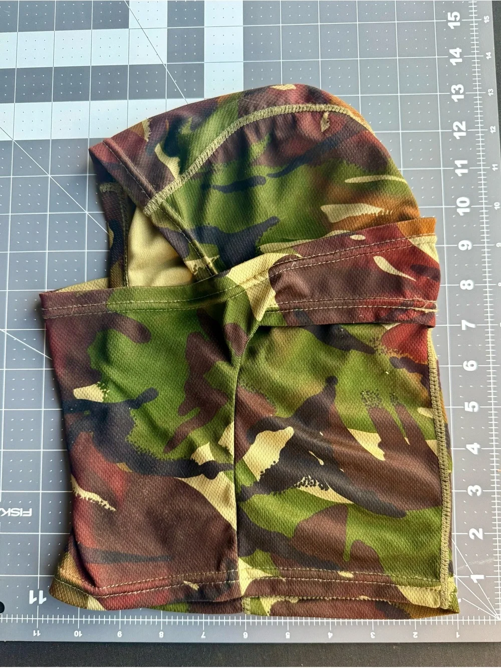 Camo Balaclava Neck Gaiter * One Size * Green Woodland * Unisex * Tactical